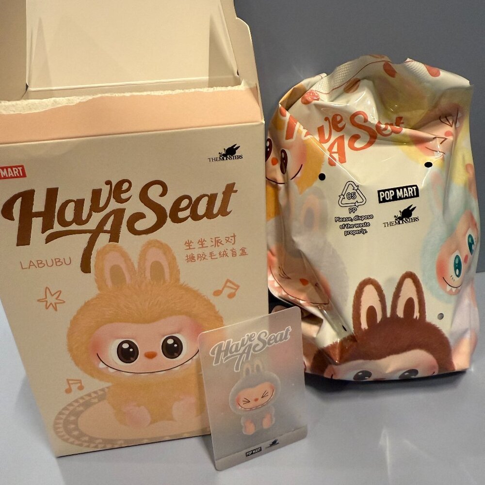 POP MART Labubu - Have a Seat – Hehe – 100% Authentic – Sealed Bag